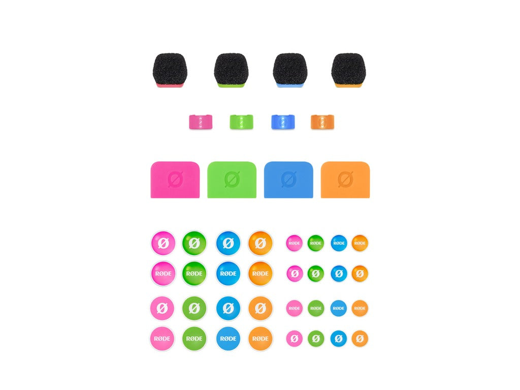 RODE Colors Set 3 - Farbkennzeichnungen, 4 Farben