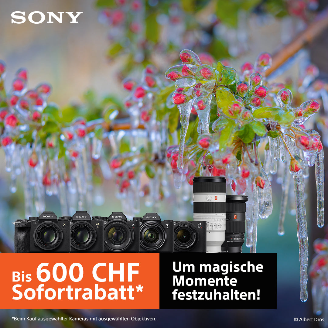 Sony A7R V Body - abzgl. 500.- Sony CashBack , 4 Jahre CH Garantie