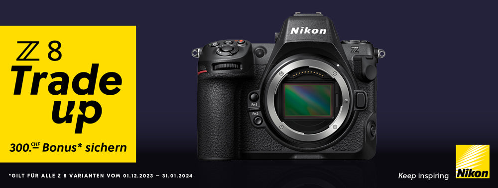 Nikon Z8 Body- CHF 300.- Eintauschprämie bis 31.01.24 , 3 Jahre CH Garantie
