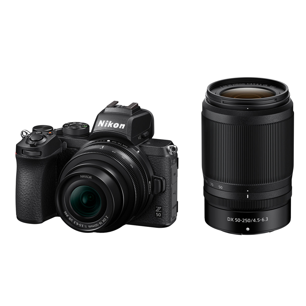 Nikon Z50 Kit DX 16-50mm VR+DX 50-250mm VR-3 Jahre CH Garantie